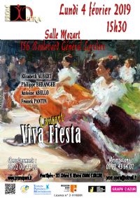 Viva Fiesta. Le lundi 4 février 2019 à TOULON. Var.  15H30